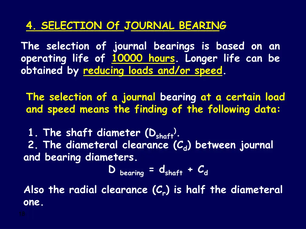 4 selection of journal bearing