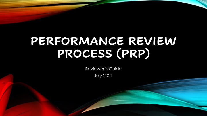 performance review process prp