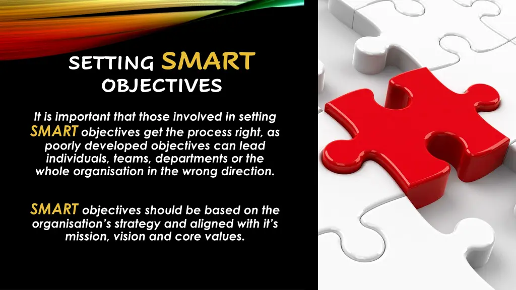 setting smart objectives