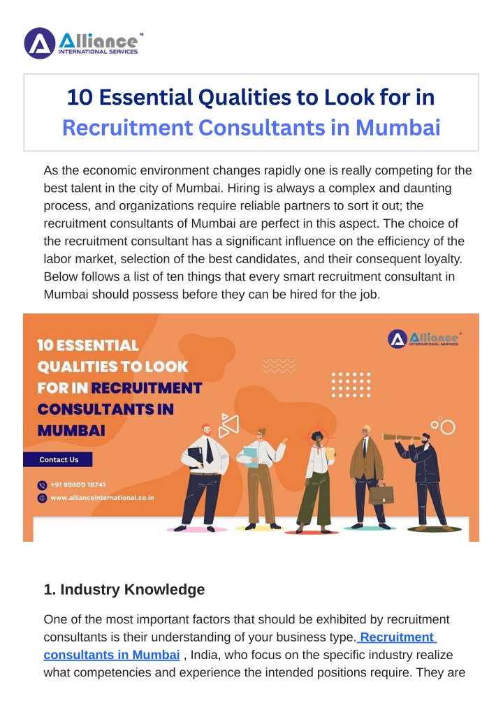 10 essential qualities to look for in recruitment