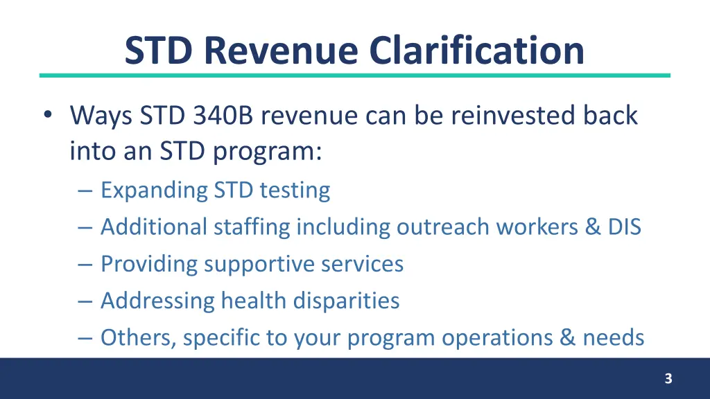 std revenue clarification 1