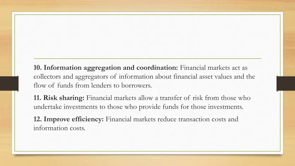 10 information aggregation and coordination