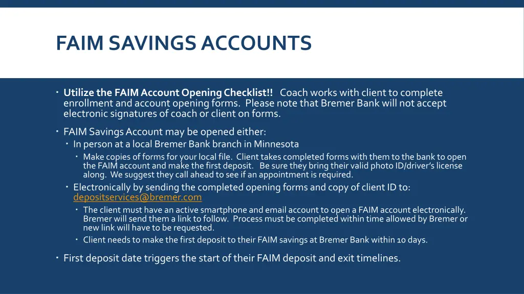 faimsavings accounts 1