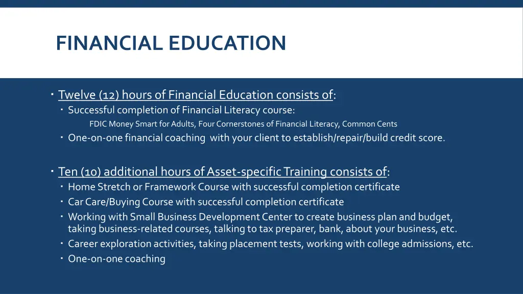 financial education