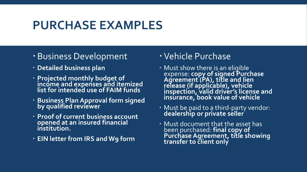 purchase examples 1