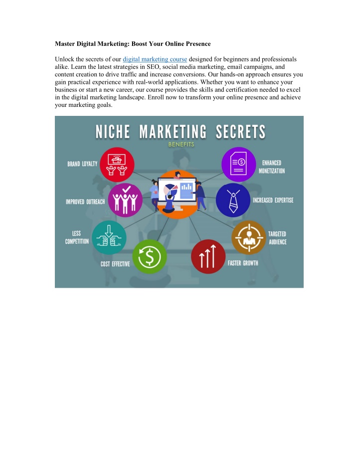 master digital marketing boost your online