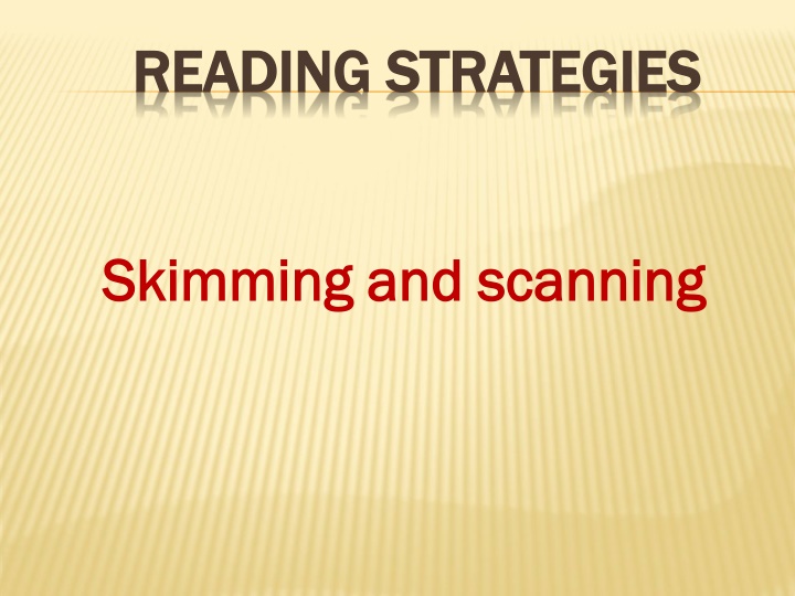 reading strategies reading strategies