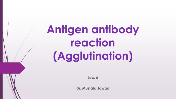 antigen antibody reaction agglutination