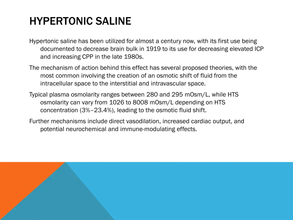 hypertonic saline