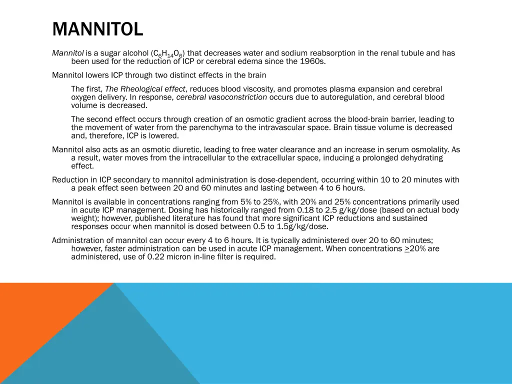 mannitol