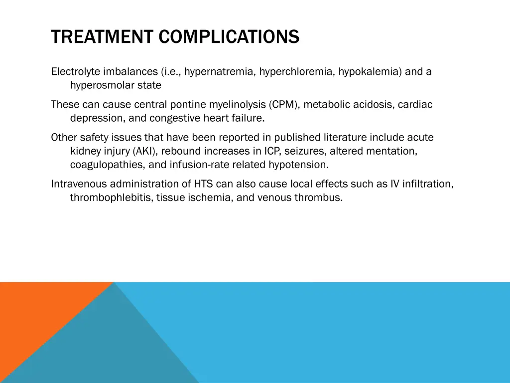 treatment complications