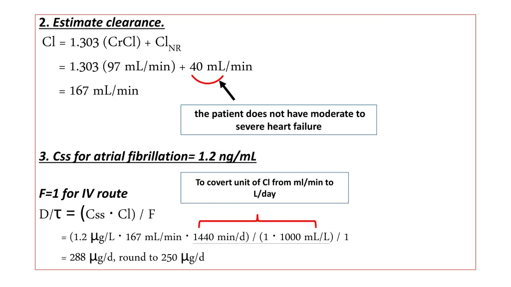 2 estimate clearance cl 1 303 crcl