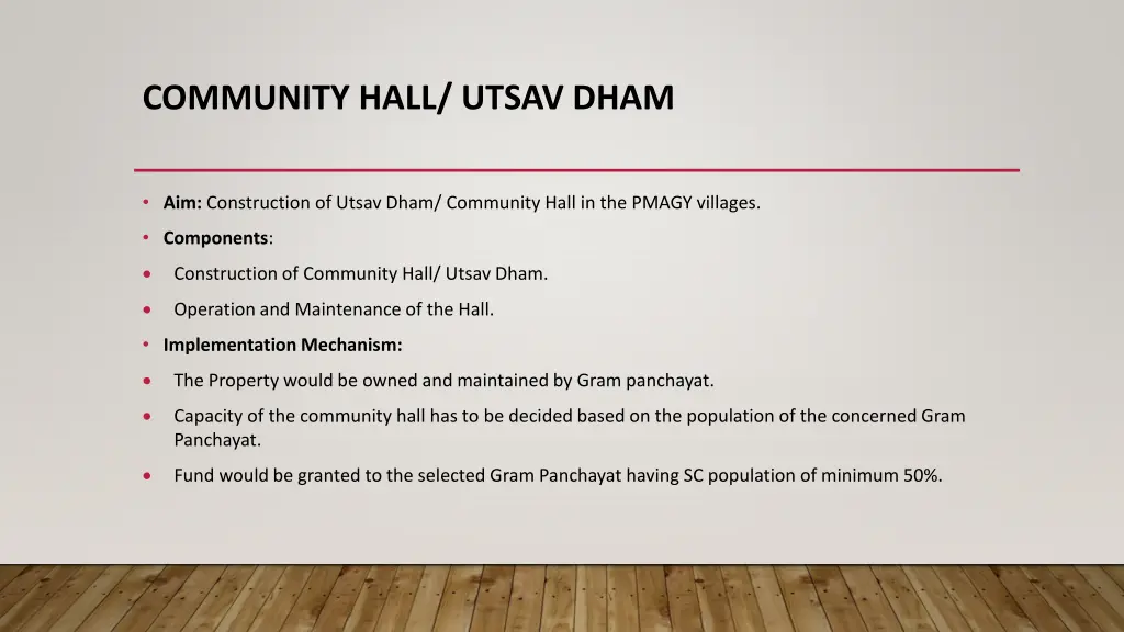 community hall utsav dham