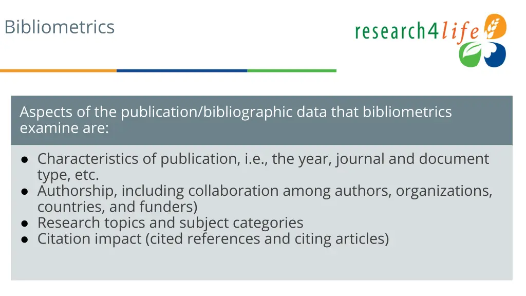 bibliometrics