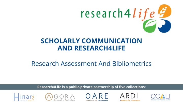 scholarly communication and research4life