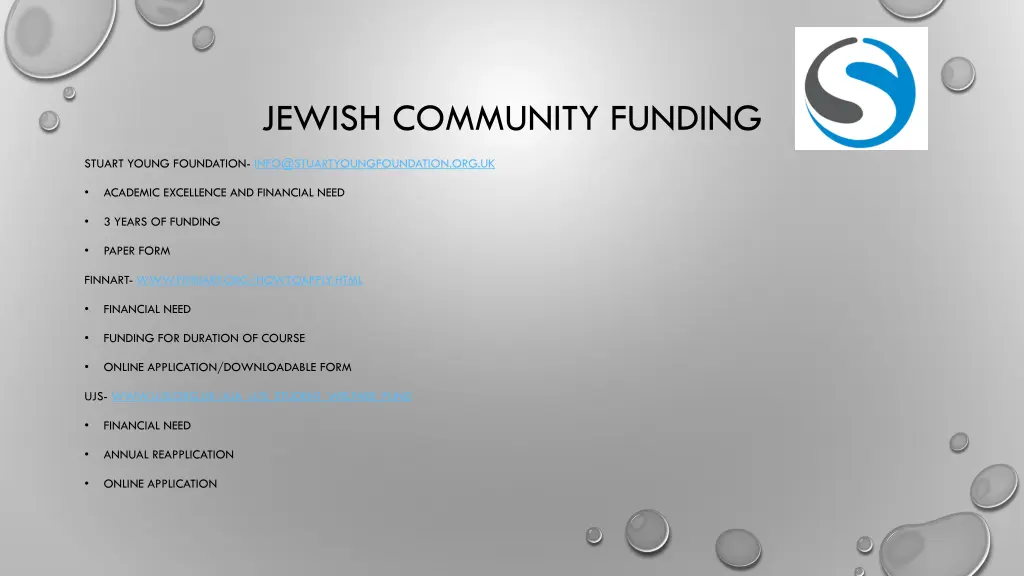 jewish community funding