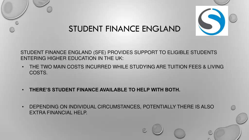 student finance england