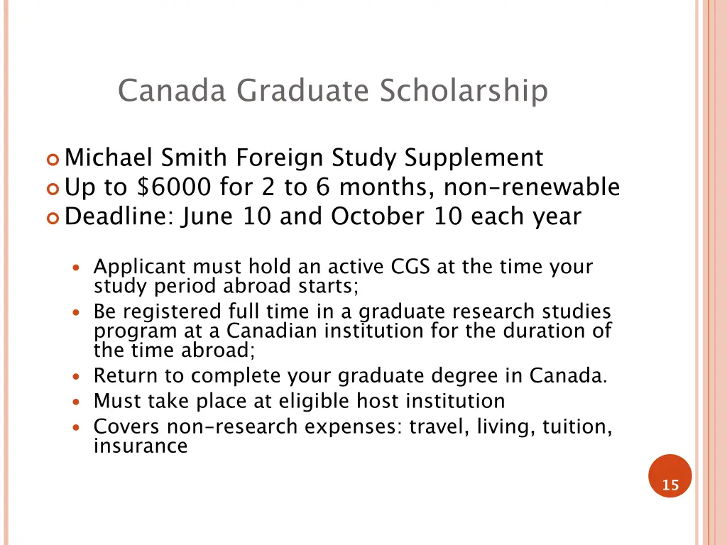 canada graduate scholarship 1