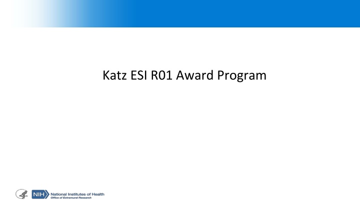 katz esi r01 award program katz esi r01 award