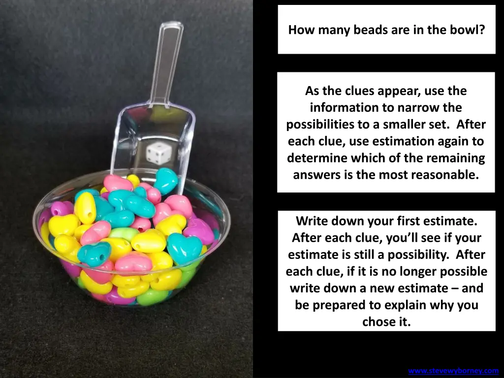 how many beads are in the bowl 1