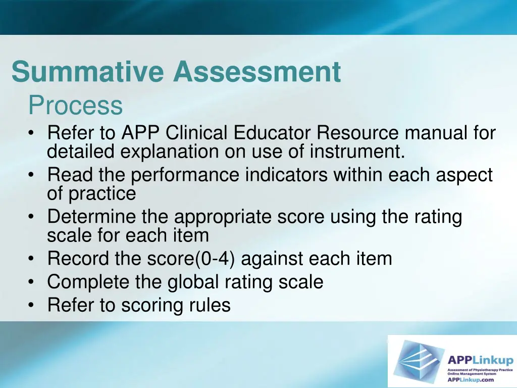 summative assessment process refer