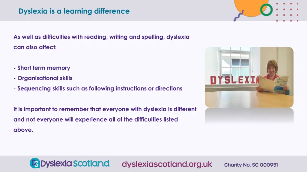 dyslexia is a learning difference