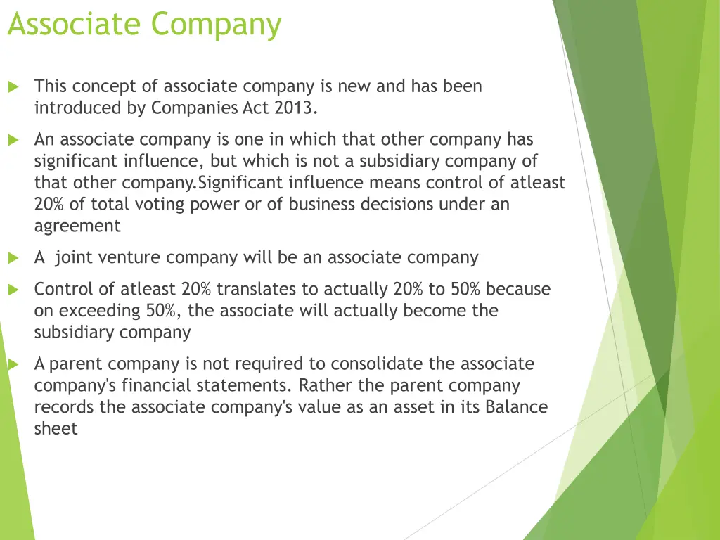 associate company