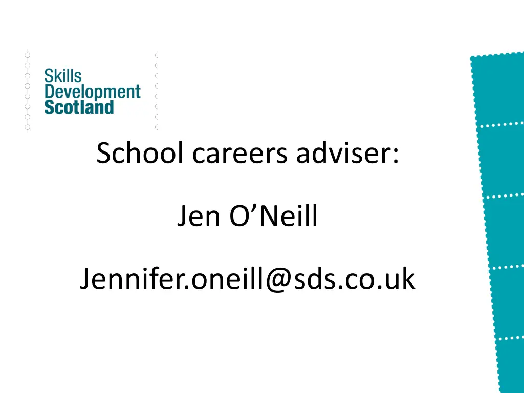 school careers adviser