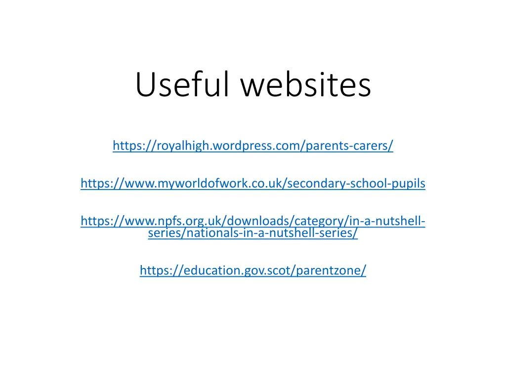 useful websites