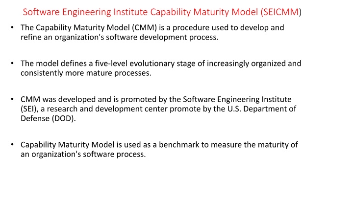 software engineering institute capability