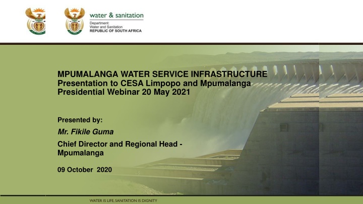 presentation title mpumalanga water service