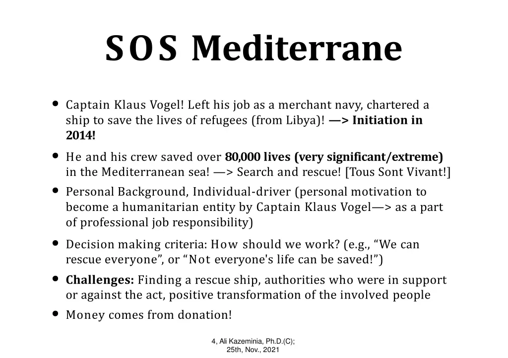 sos mediterrane