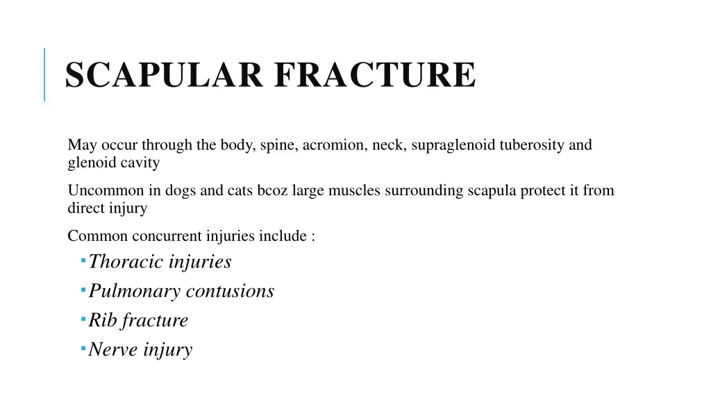 scapular fracture