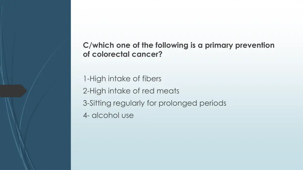 c which one of the following is a primary