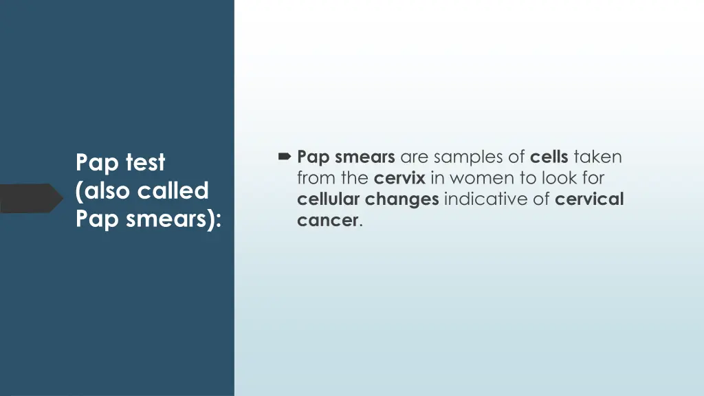 pap smears are samples of cells taken from