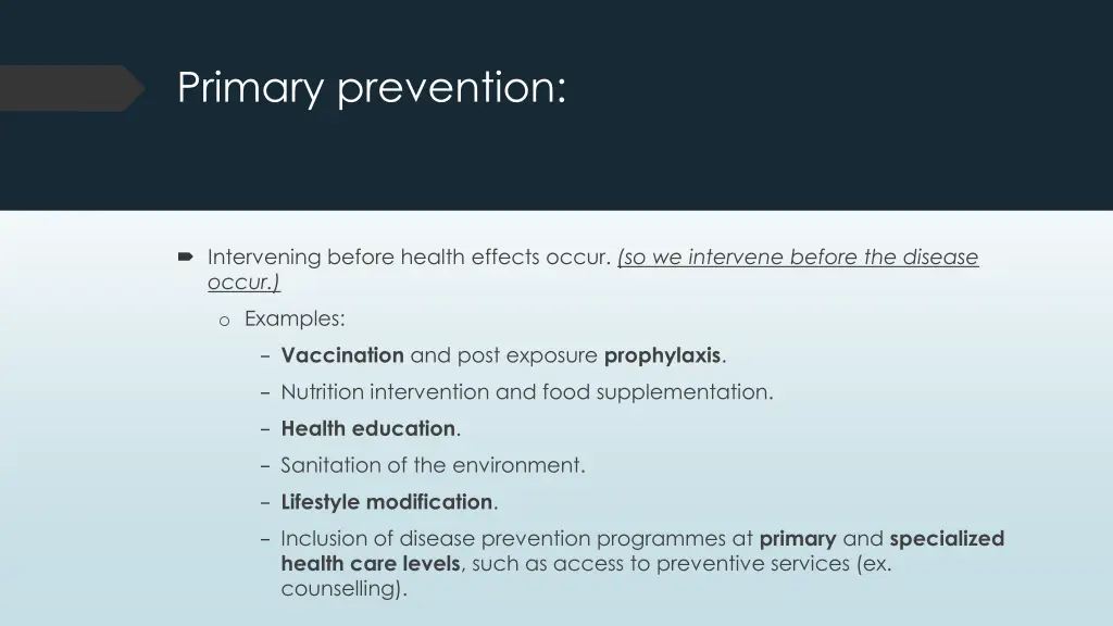 primary prevention 1