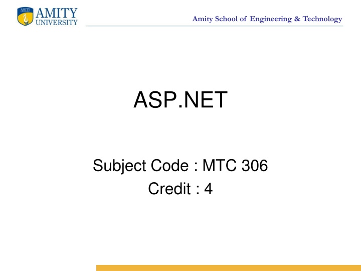 amity school of engineering technology