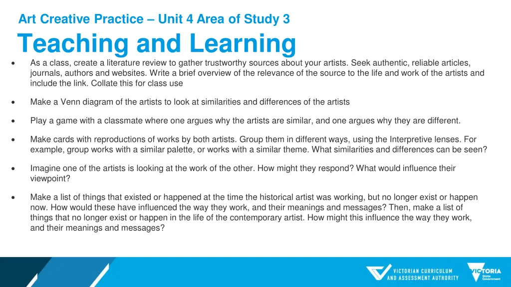 art creative practice unit 4 area of study 3 4