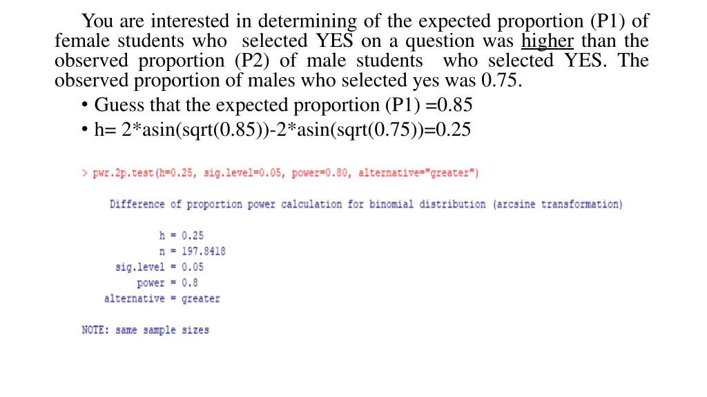 you are interested in determining of the expected