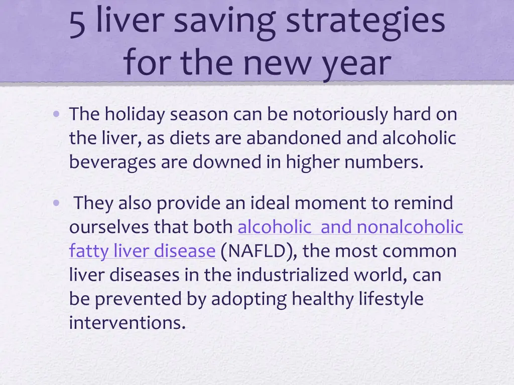 5 liver saving strategies for the new year