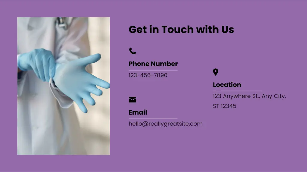 get in touch with us