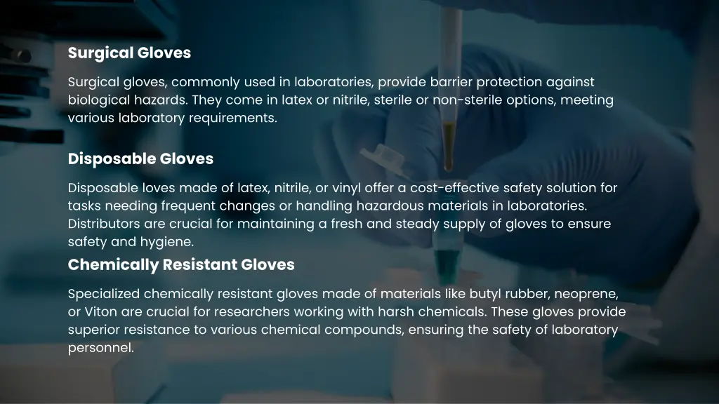 surgical gloves