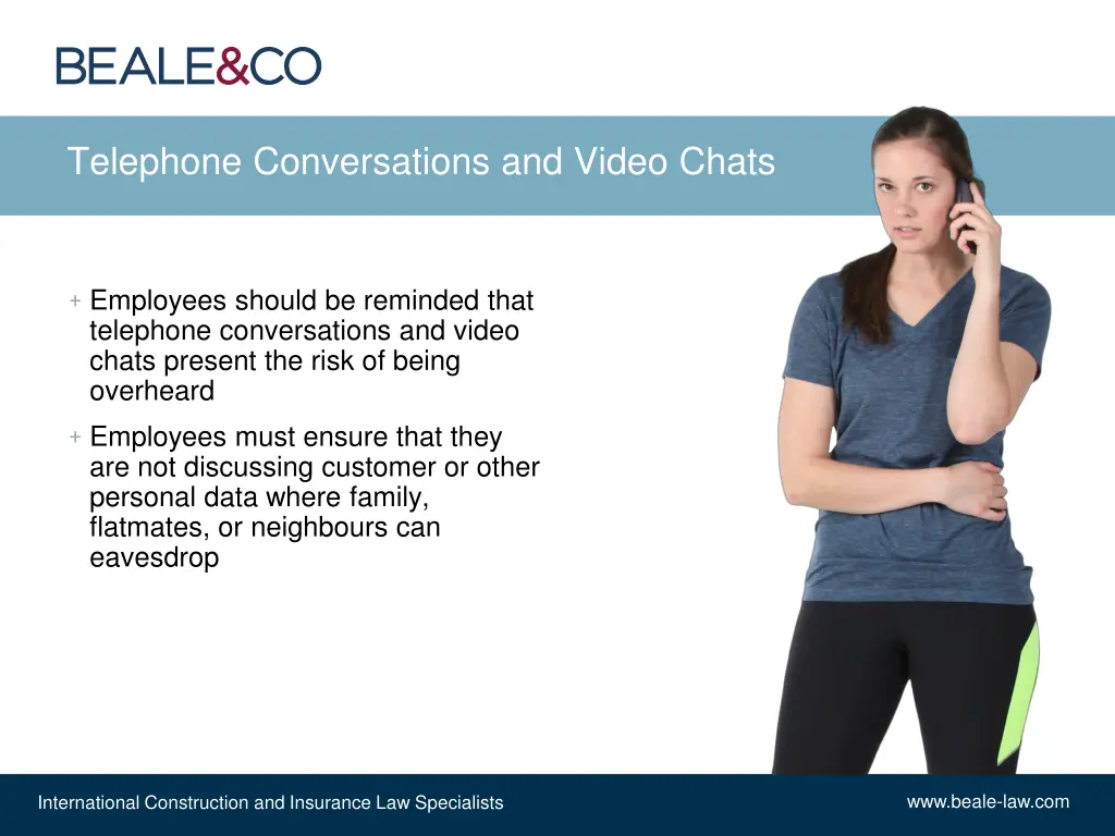 telephone conversations and video chats