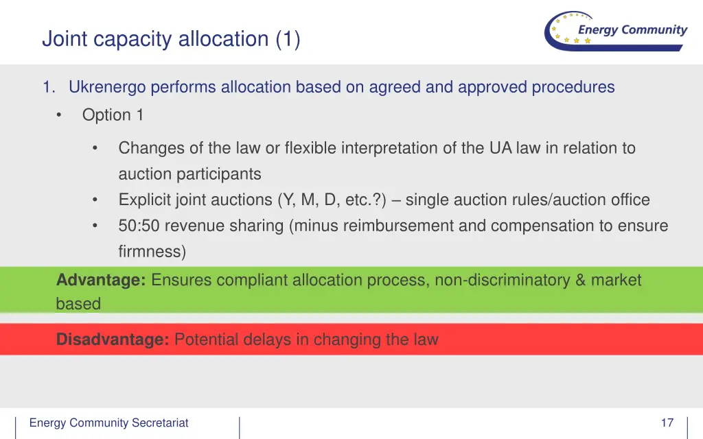 joint capacity allocation 1