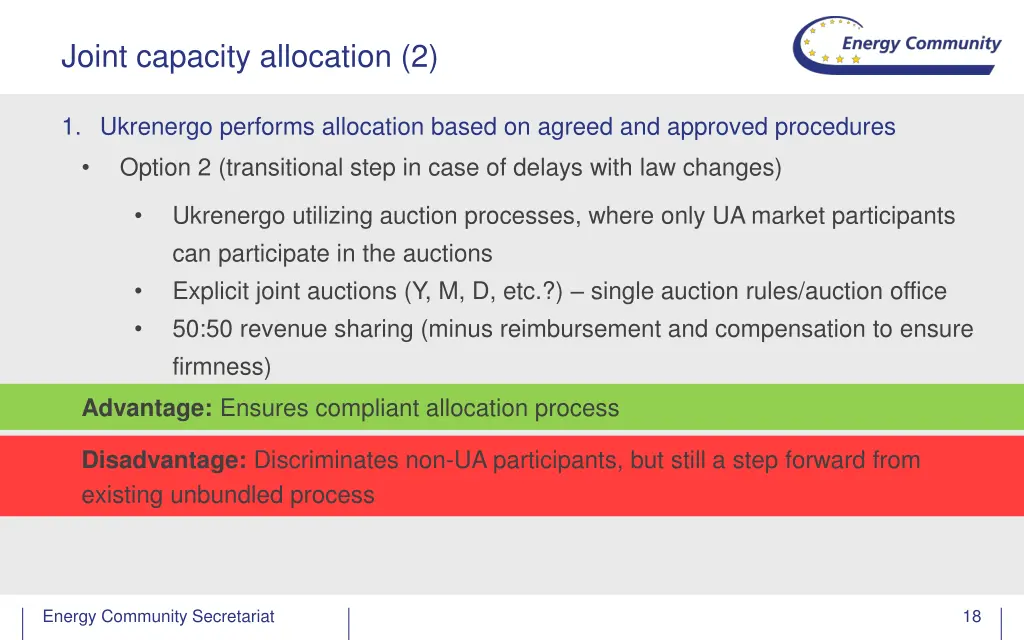 joint capacity allocation 2