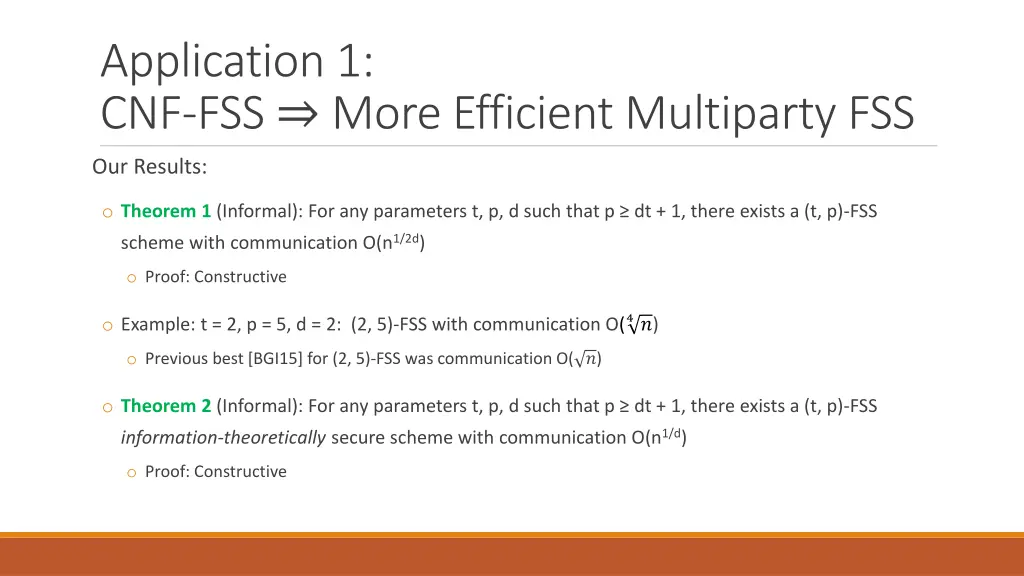 application 1 cnf fss 1