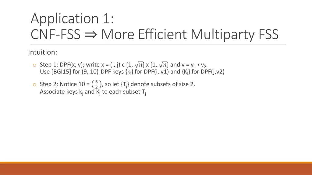 application 1 cnf fss 3