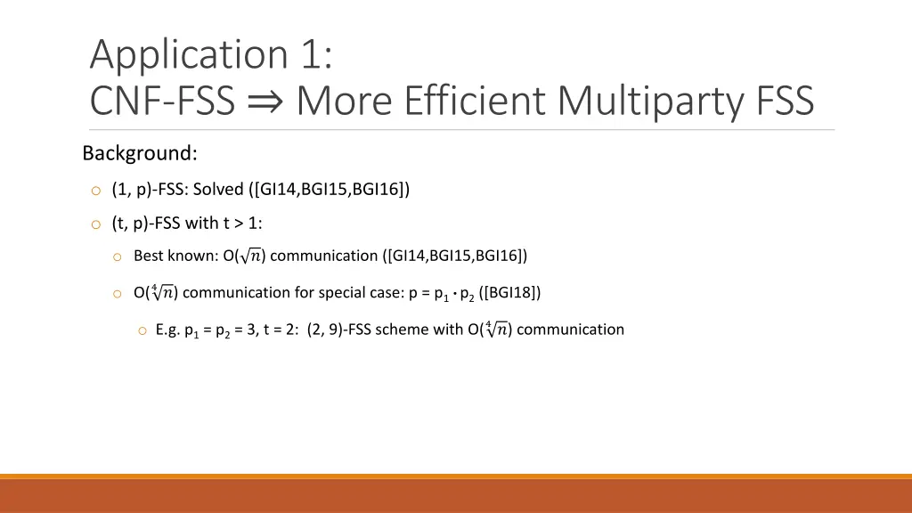 application 1 cnf fss