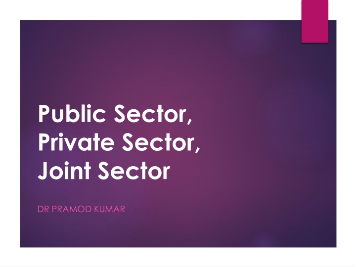 public sector private sector joint sector