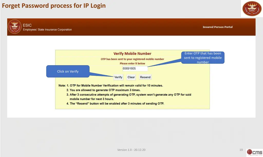 forget password process for ip login 2